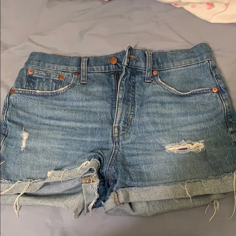 Madewell High Rise Denim Shorts